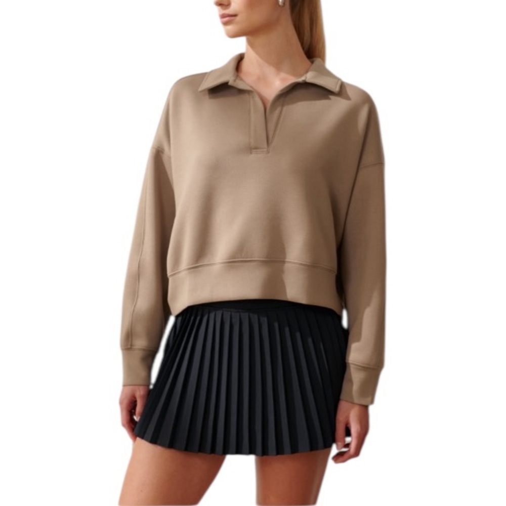 Abercrombie & Fitch YPB neoKNIT Polo Sweatshirt Size XXL